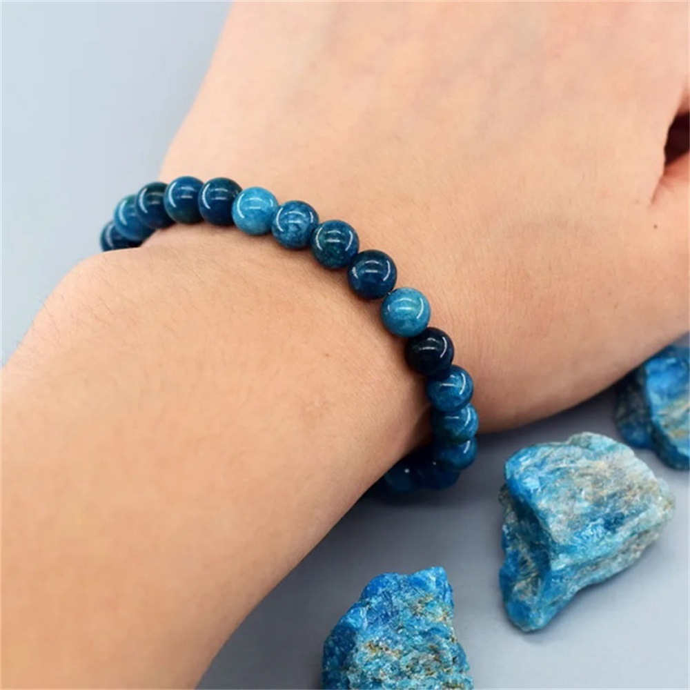Men'S Ethnic Fashion Trends - 1pcs Apatite Style Bracelet Blue Tone