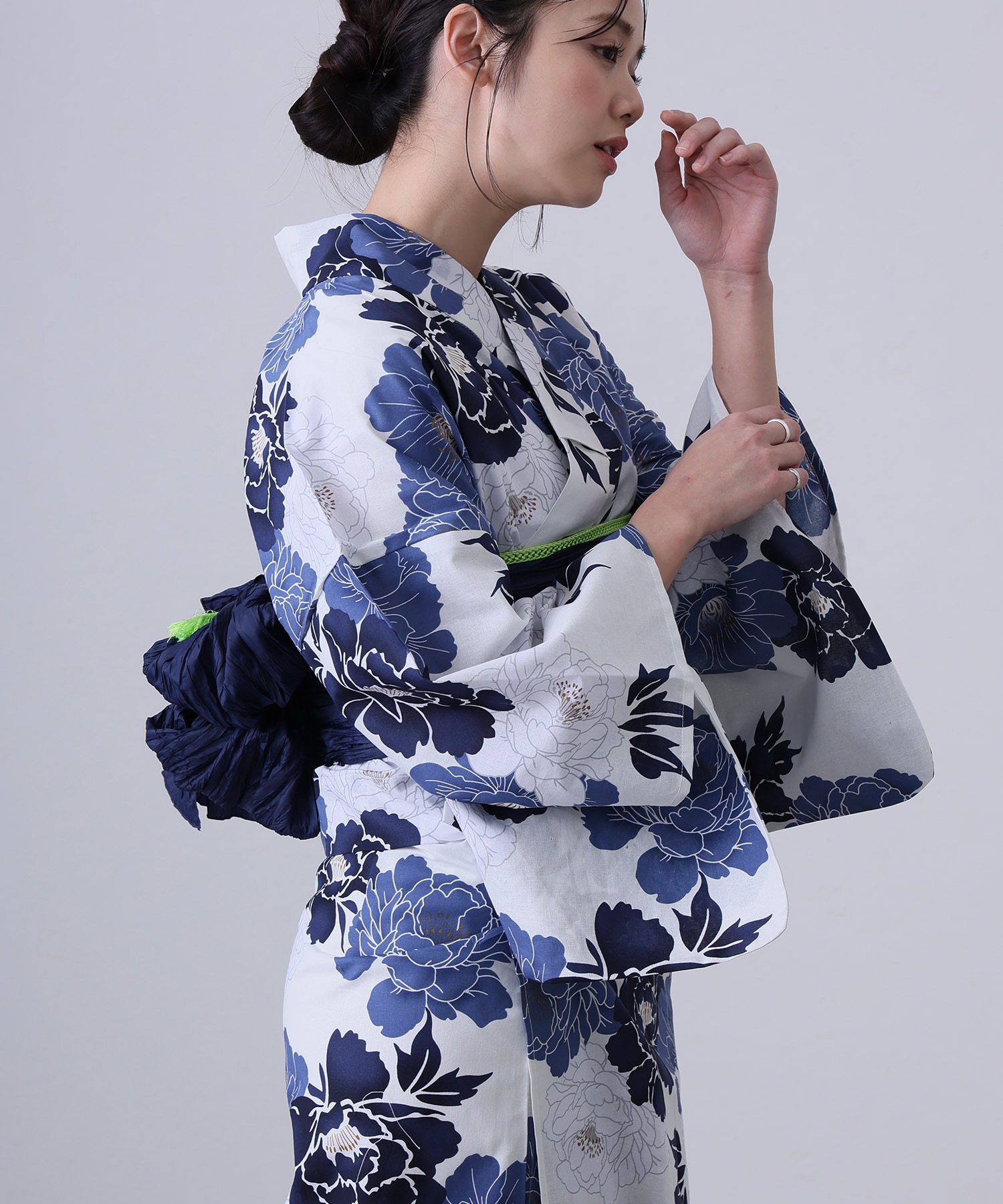 Ethnic Style Dresses - Traditional Yukata Kimono Cotton Linen Material