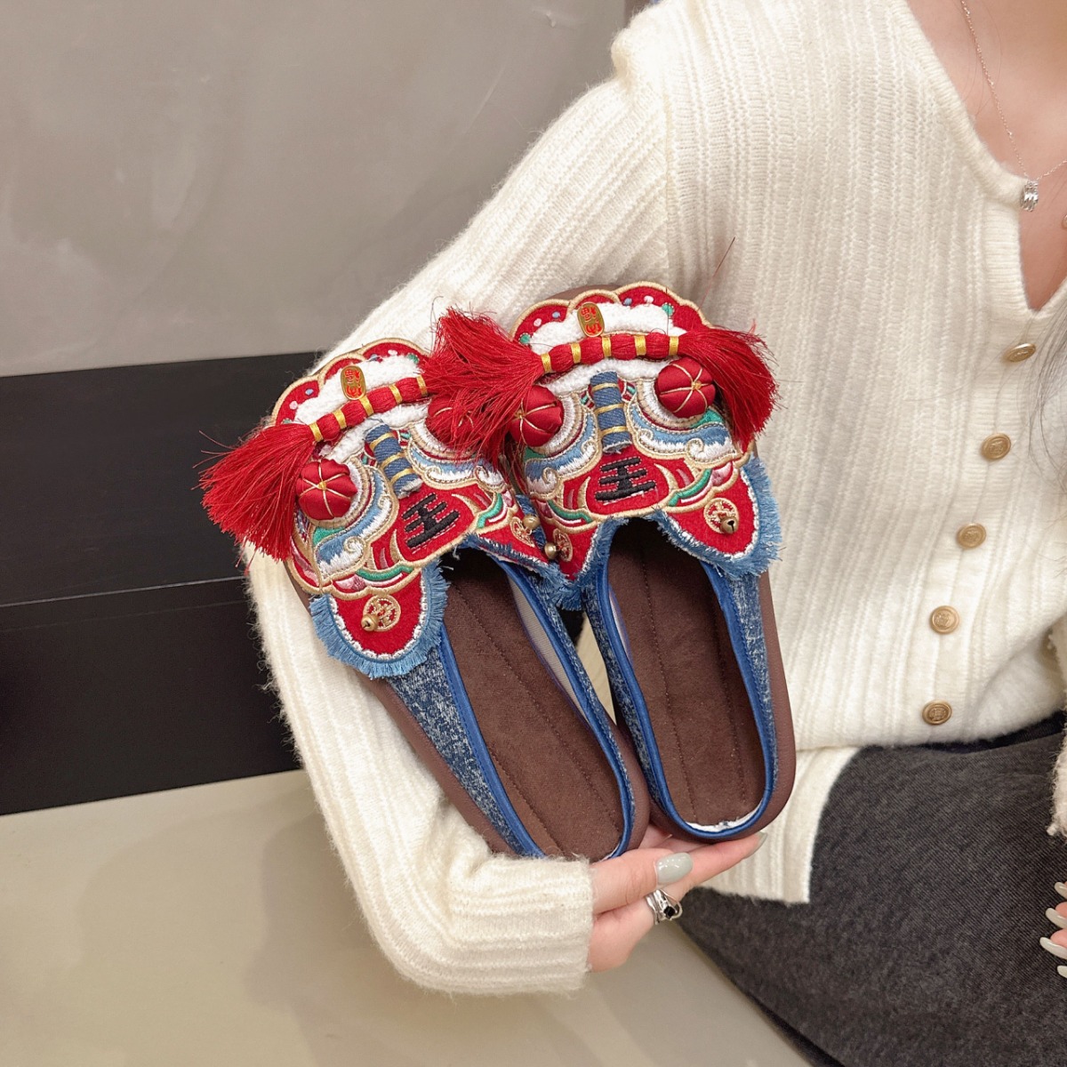 Spring/Autumn Women Retro ethn - đánh giá và giá Ethnic Fashion House