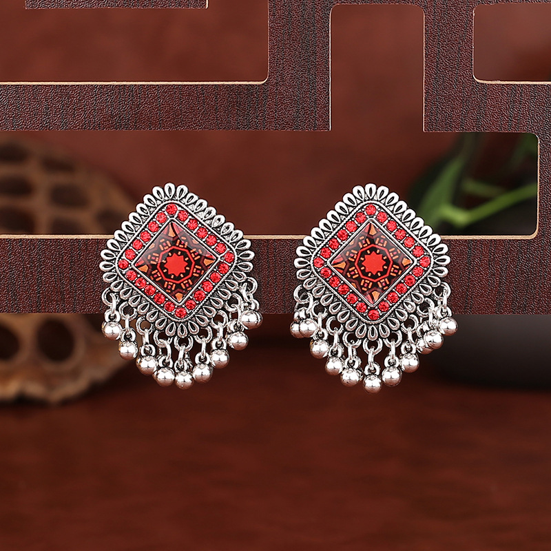 Vintage Dân Tộc Màu Bạc Vuông  - đánh giá và giá Ethnic Indian Fashion