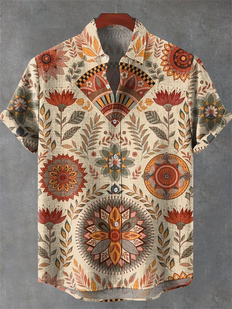 Men's Short Sleeve Shirt Vinta - đánh giá và giá Men'S Ethnic Fashion Trends