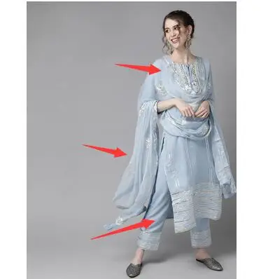 Traditional Indian Punjabi Emb - đánh giá và giá Salwar Kameez Set