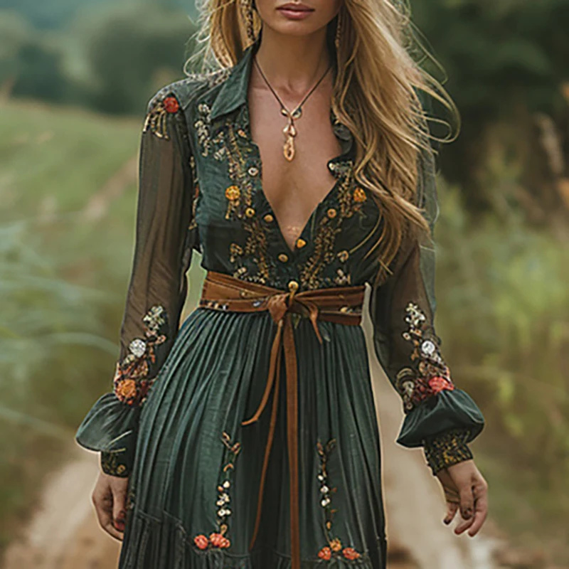 Ethnic Fashion Floral Print Vi - đánh giá và giá Ethnic Boho Fashion