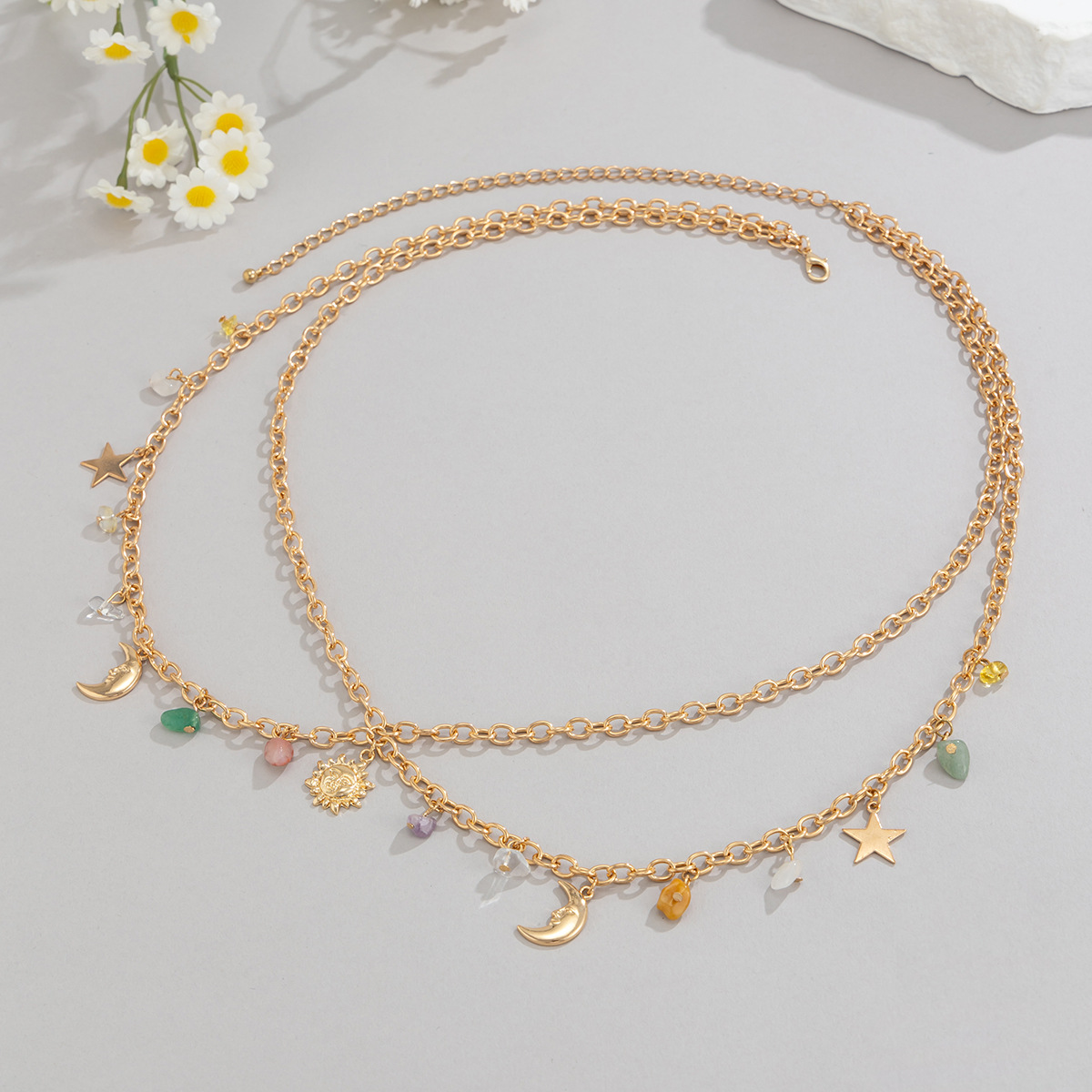Boho Star Moon Sun Pendant Wai - đánh giá và giá Ethnic Boho Fashion