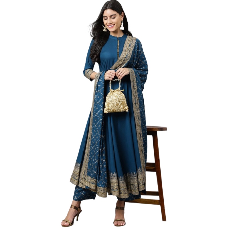 Indian Ethnic Wear Women Kurta - đánh giá và giá Salwar Kameez Set
