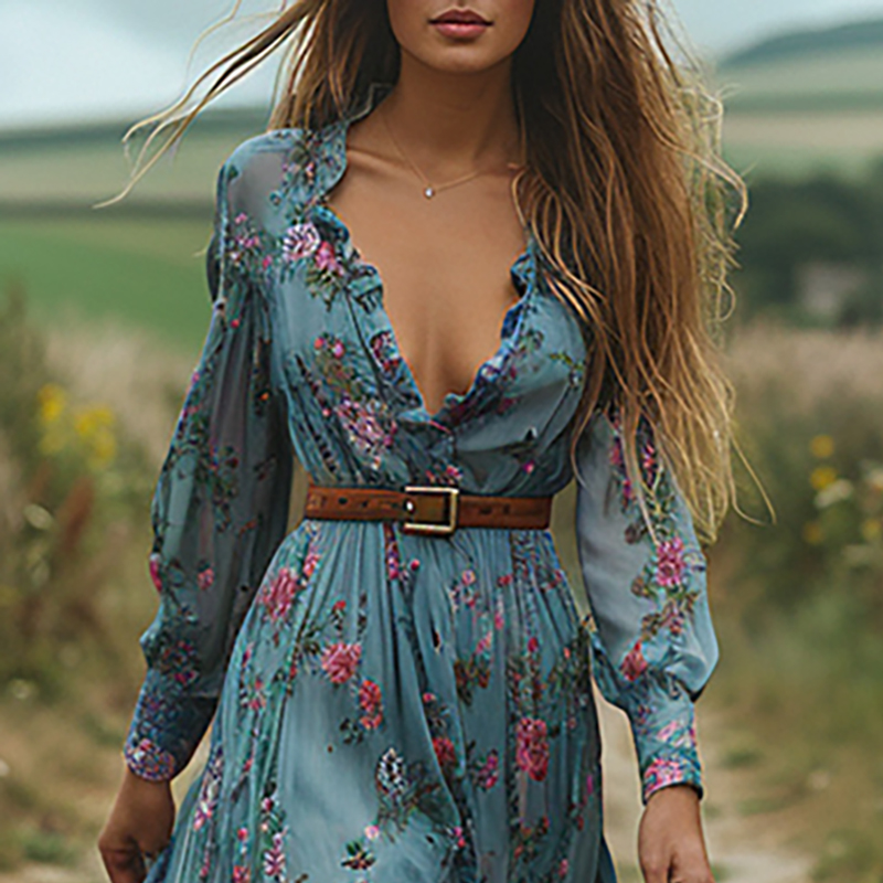 Ethnic Fashion Floral Print Vi - đánh giá và giá Ethnic Boho Fashion