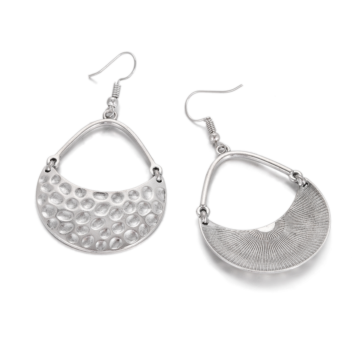 Ethnic Hammered Geometric Earr - đánh giá và giá Ethnic Indian Fashion