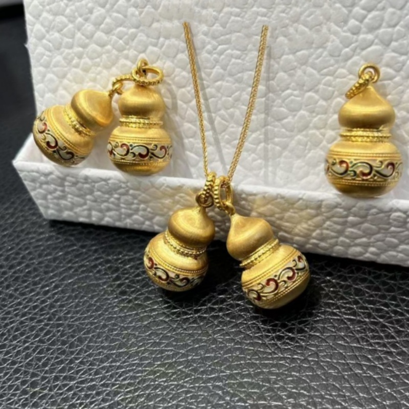 18K gold auspicious cloud gour - đánh giá và giá Ethnic Fashion Boutique