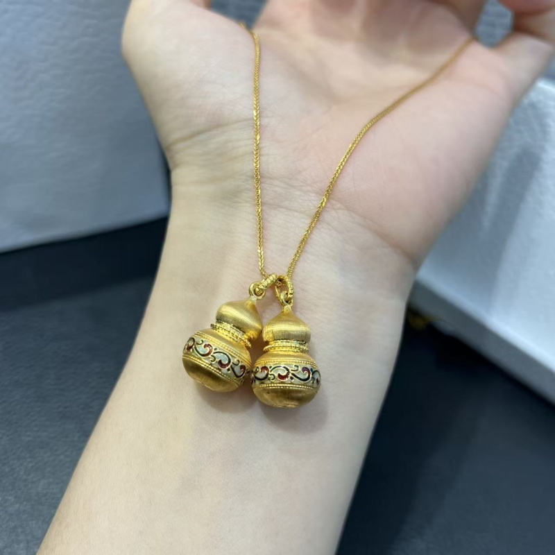 18K gold auspicious cloud gour - đánh giá và giá Ethnic Fashion Boutique