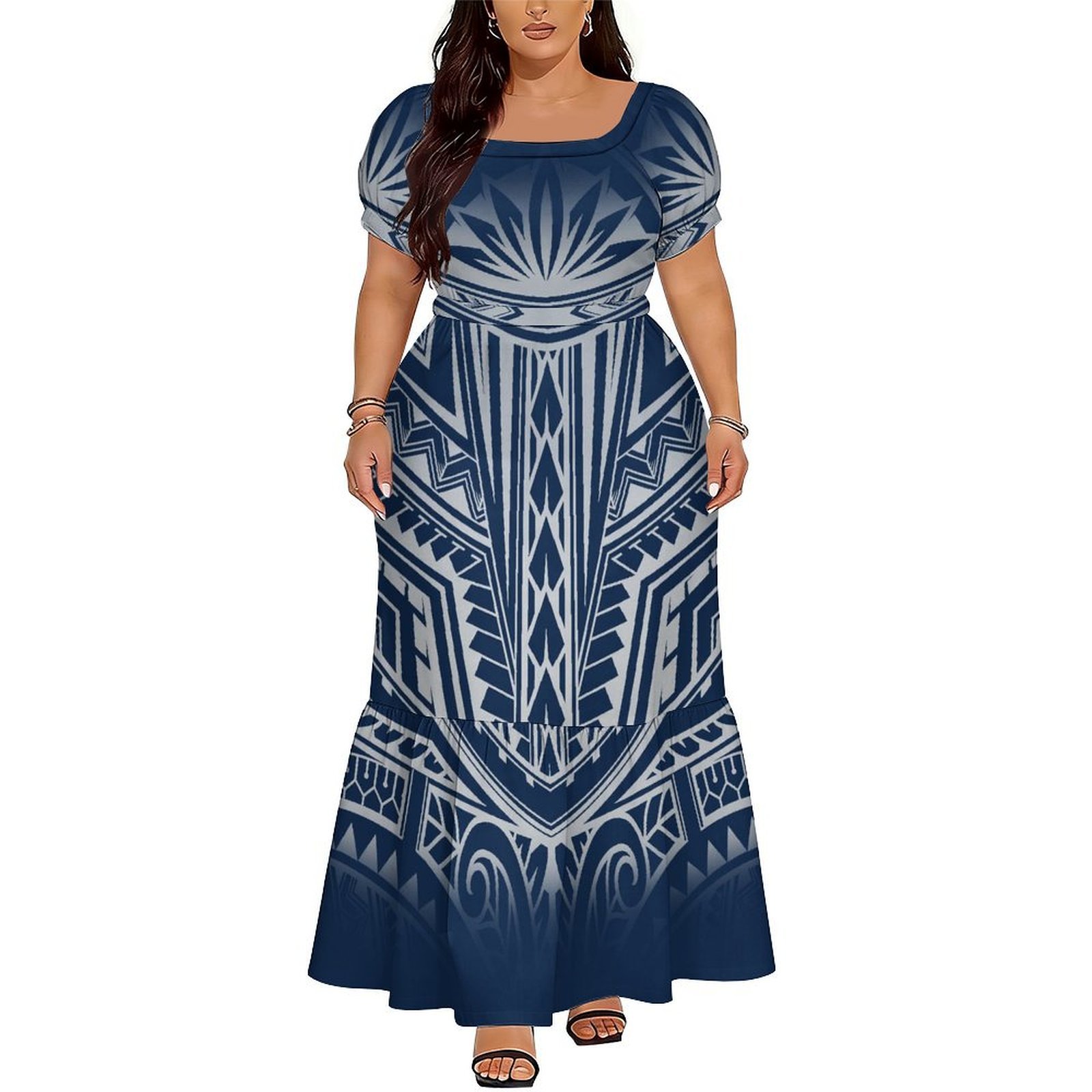 Hot-Selling Elegant V-Neck Lon - đánh giá và giá Ethnic Style Dresses