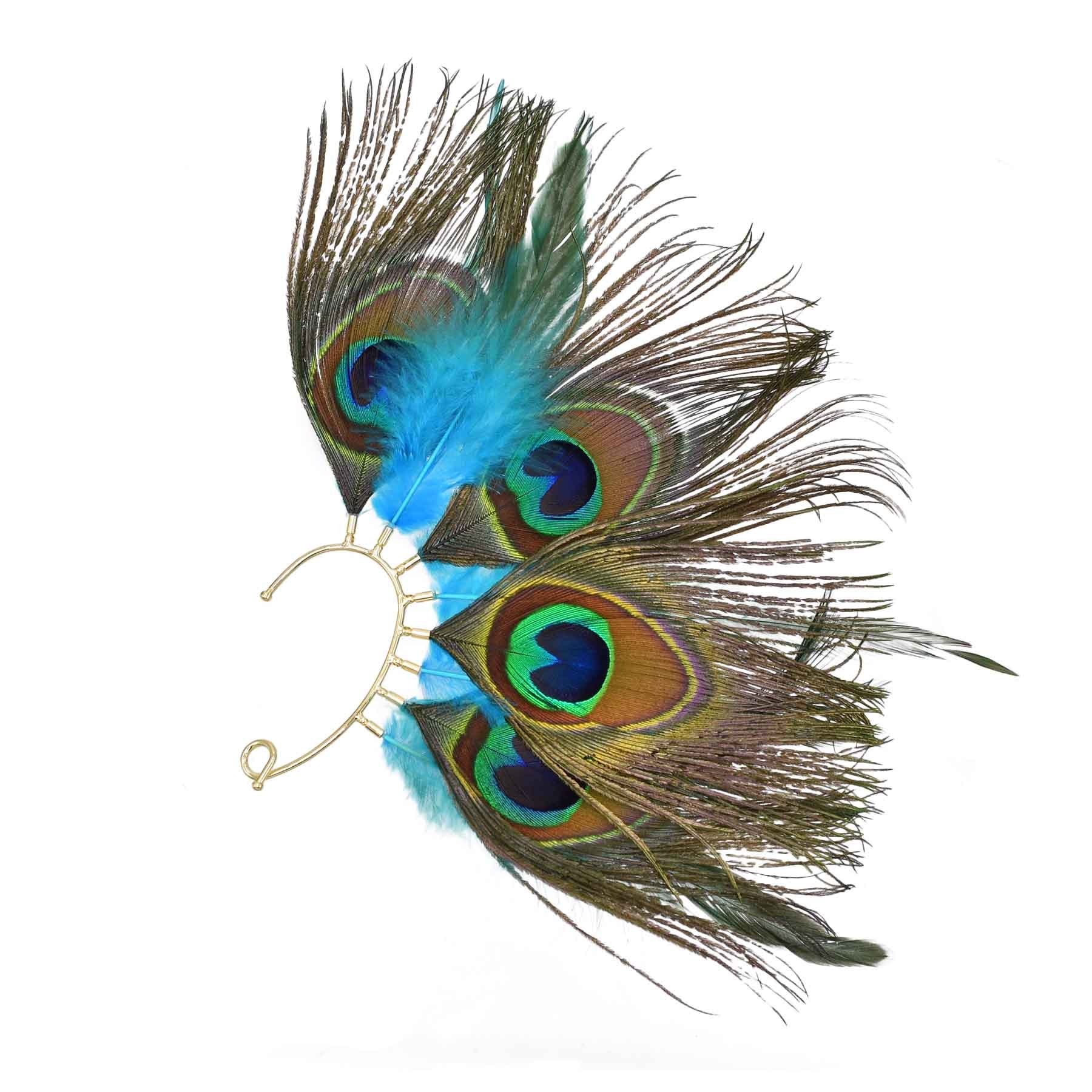 Peacock Feathers Women Ear Cuf - đánh giá và giá Ethnic Indian Fashion