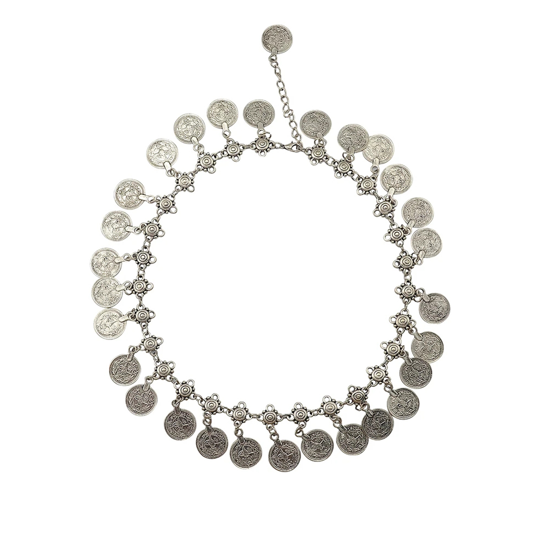 Multi-style Vintage Coin Choke - đánh giá và giá Ethnic Fashion Pakistan