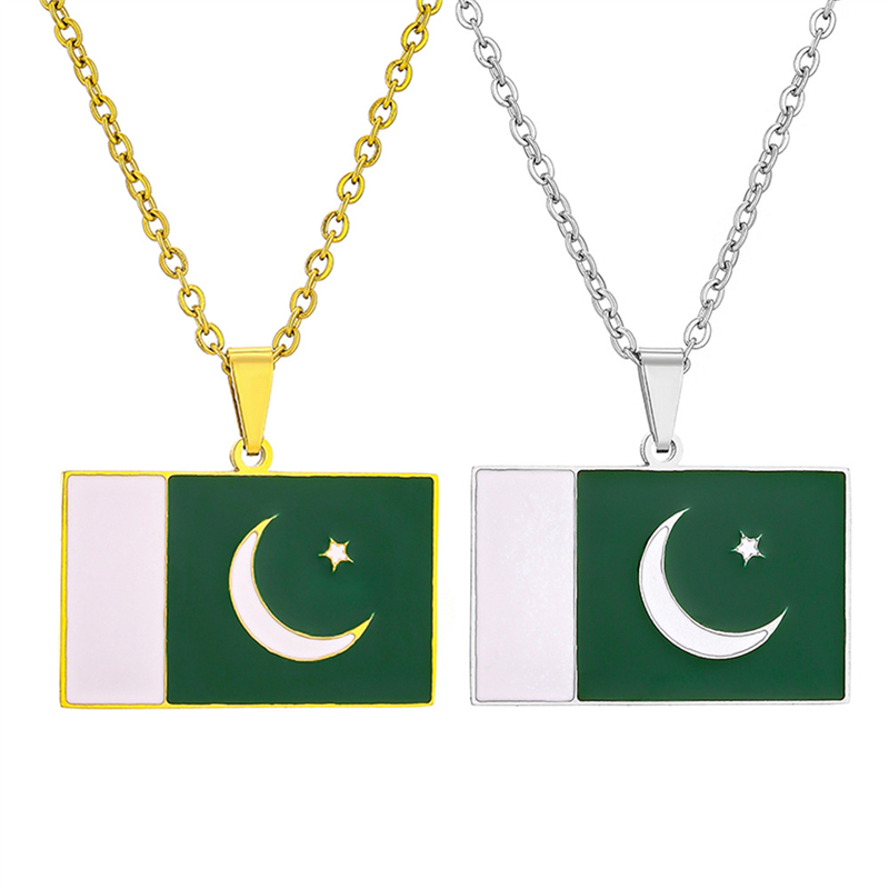 Pakistan National Flag Pendant - đánh giá và giá Ethnic Fashion Pakistan