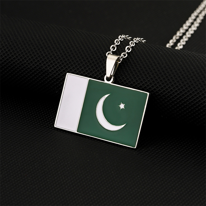 Pakistan National Flag Pendant - đánh giá và giá Ethnic Fashion Pakistan