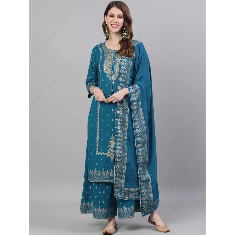 Indian Women's Punjabi Suit 3- - đánh giá và giá Salwar Kameez Set
