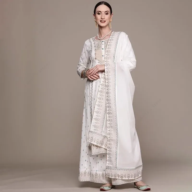 Indian Women's Punjabi Suit 3- - đánh giá và giá Salwar Kameez Set
