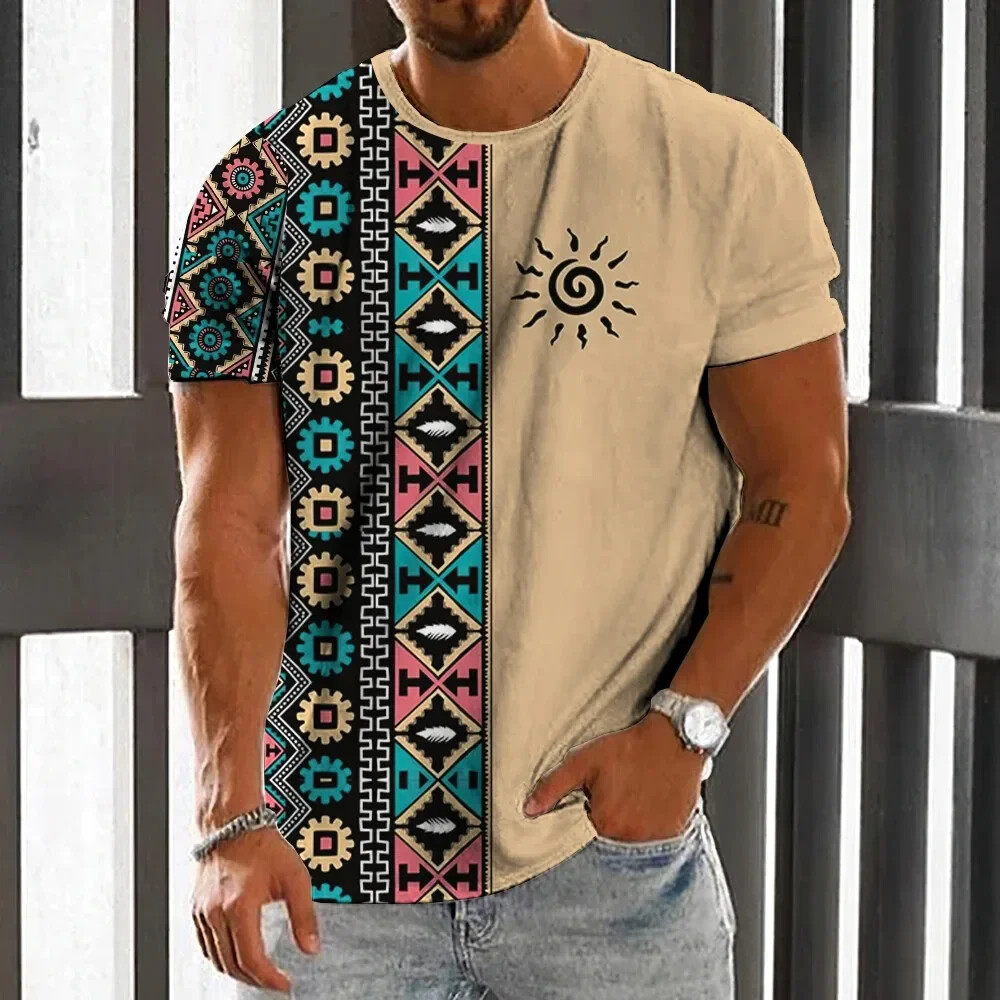 Vintage Ethnic Style Men's T-S - đánh giá và giá Men'S Ethnic Fashion Trends