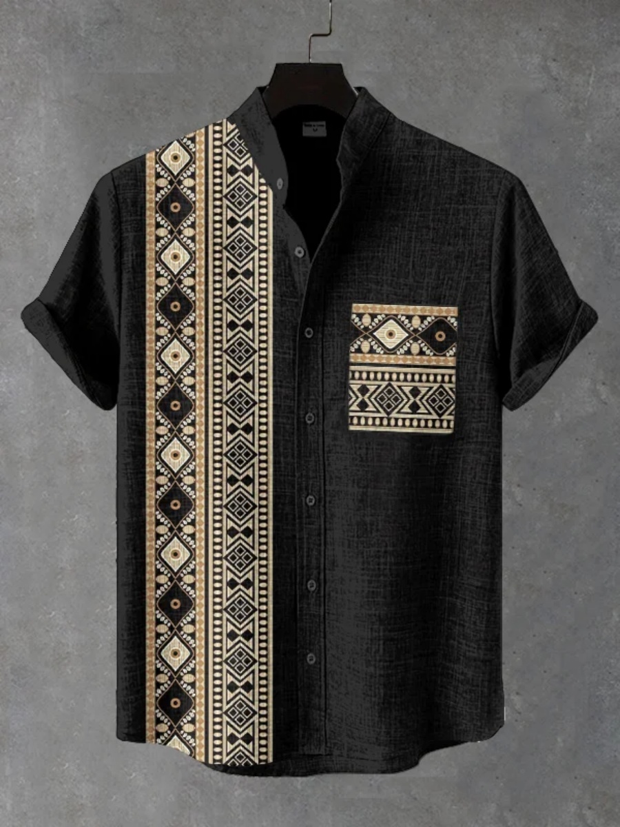 Men's Retro Ethnic Tribal Shor - đánh giá và giá Men'S Ethnic Fashion Trends