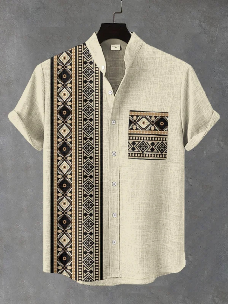 Men's Retro Ethnic Tribal Shor - đánh giá và giá Men'S Ethnic Fashion Trends