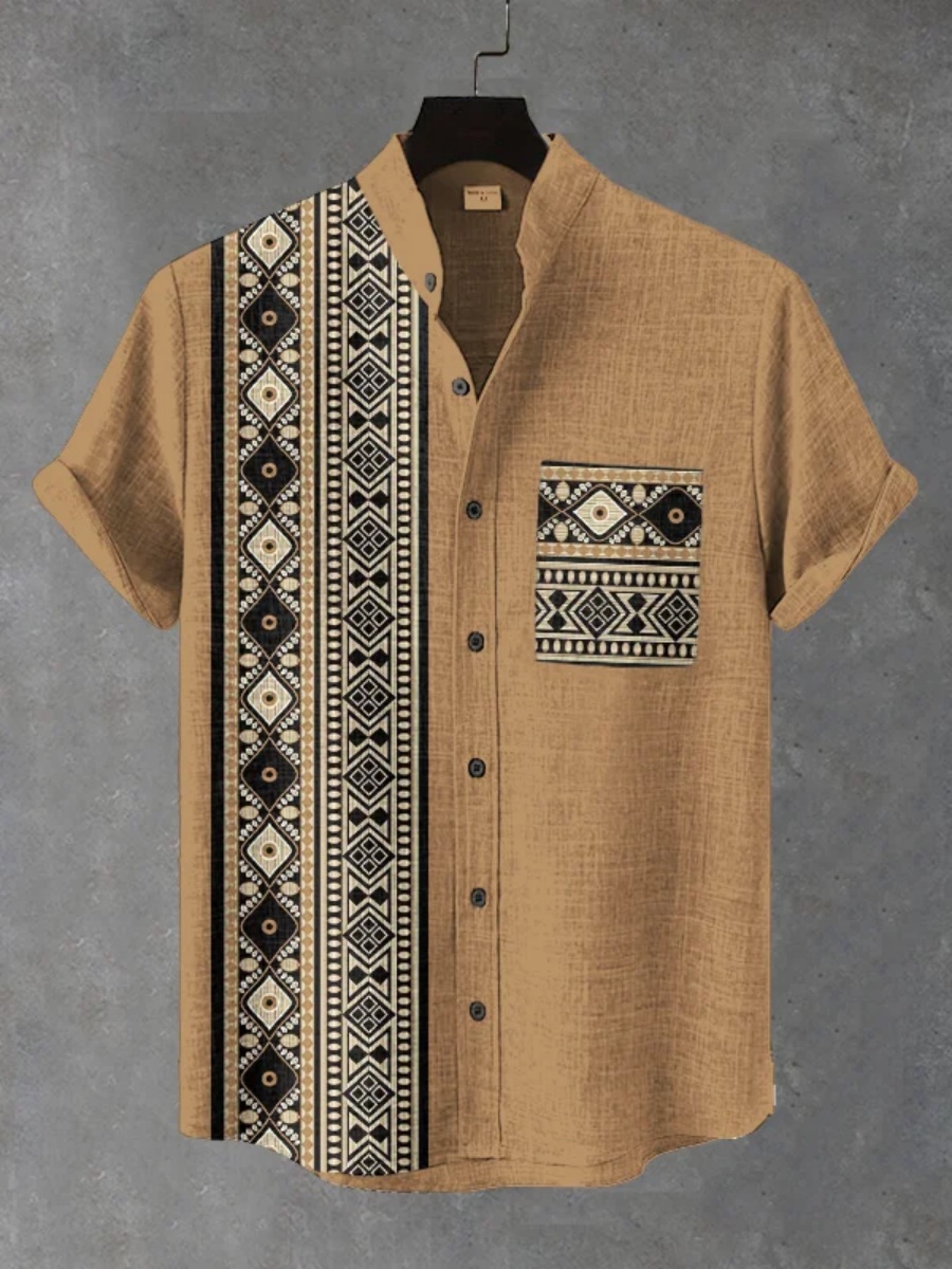 Men's Retro Ethnic Tribal Shor - đánh giá và giá Men'S Ethnic Fashion Trends