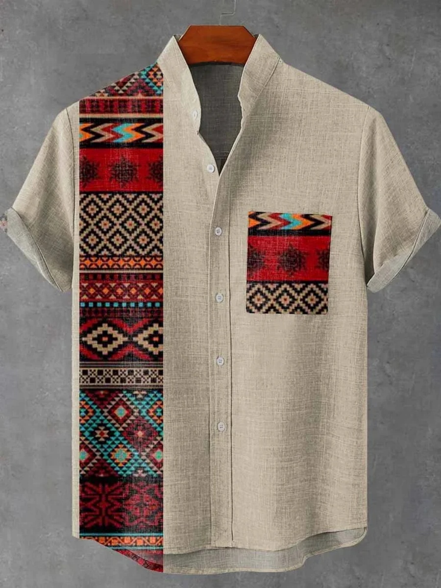 Men's Retro Ethnic Tribal Shor - đánh giá và giá Men'S Ethnic Fashion Trends