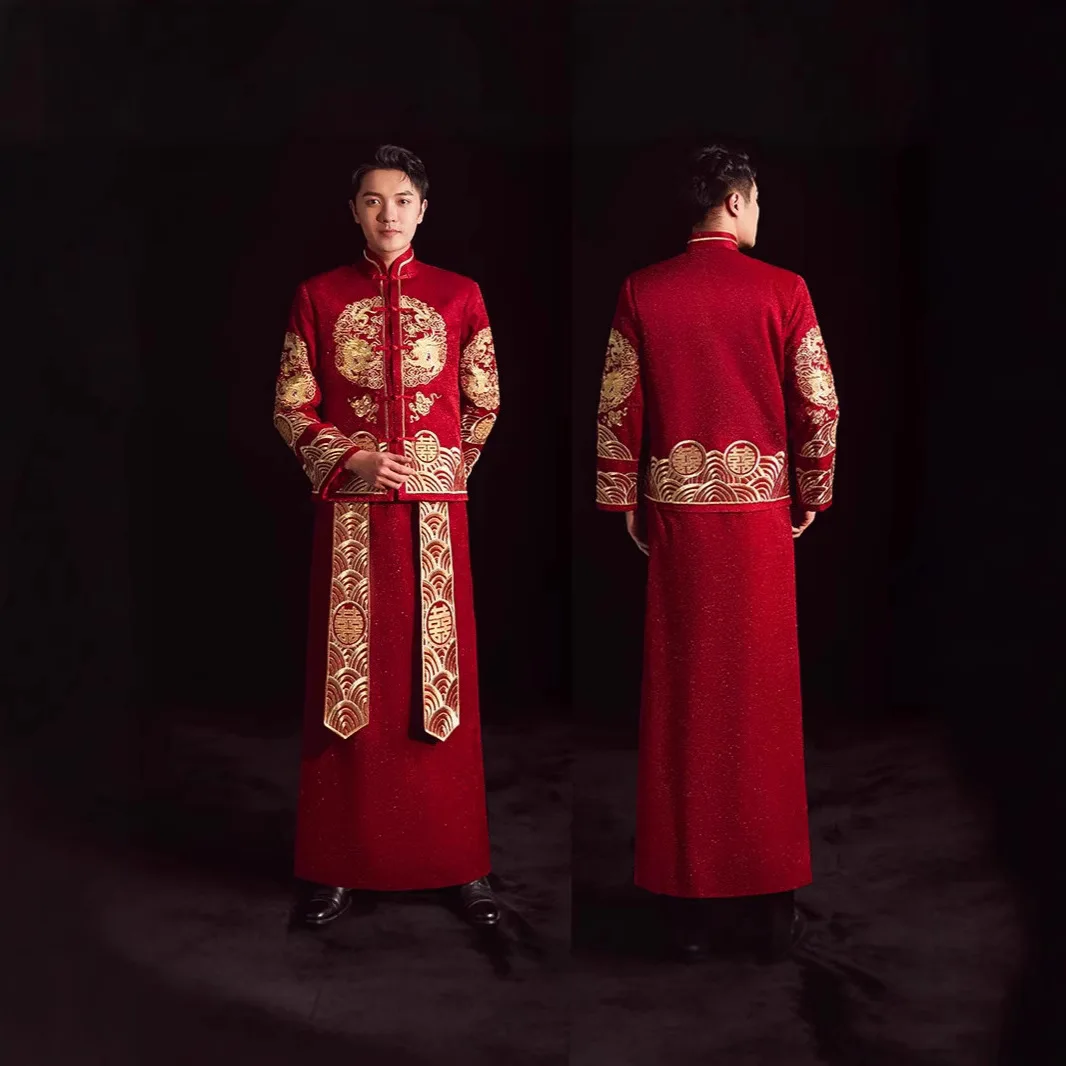 Embroidery Xiuhe Men's Clothin - đánh giá và giá Salwar Kameez Set