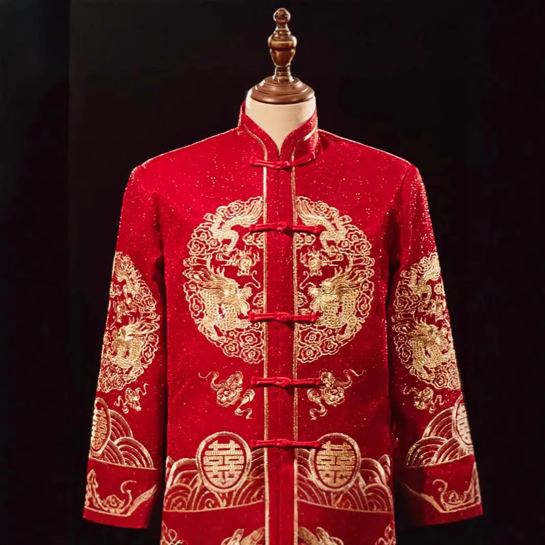 Embroidery Xiuhe Men's Clothin - đánh giá và giá Salwar Kameez Set