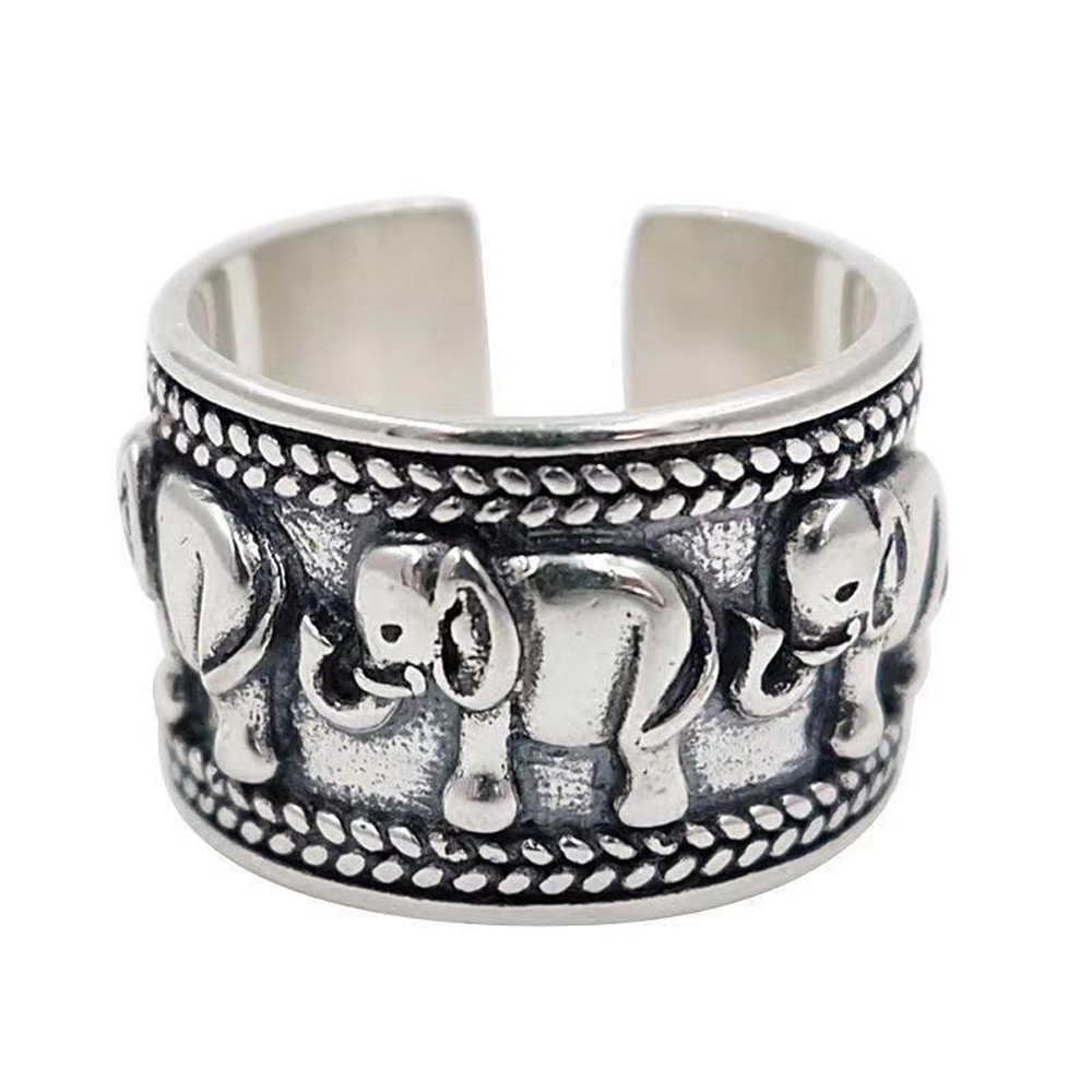 Punk Vintage Silvery Elephant  - đánh giá và giá Ethnic Fashion Pakistan