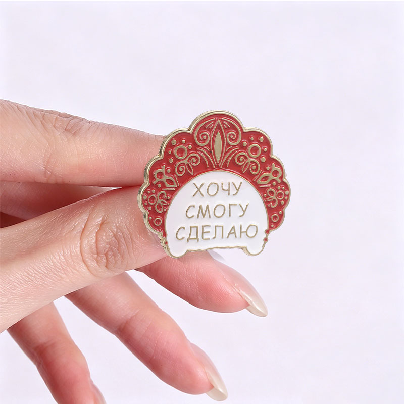 Russian Kokoshnik Enamel Pins  - đánh giá và giá Ethnic Fashion Quotes