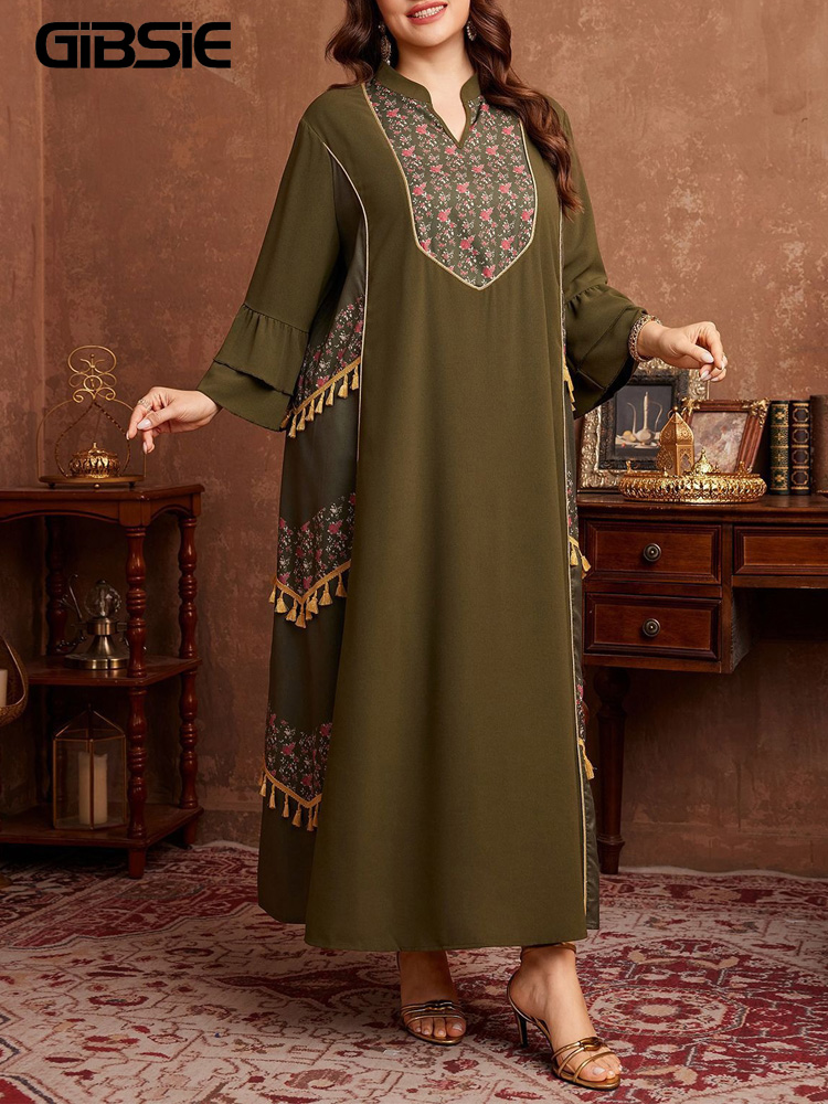 GIBSIE Plus Size Ethnic Style  - đánh giá và giá Ethnic Style Dresses
